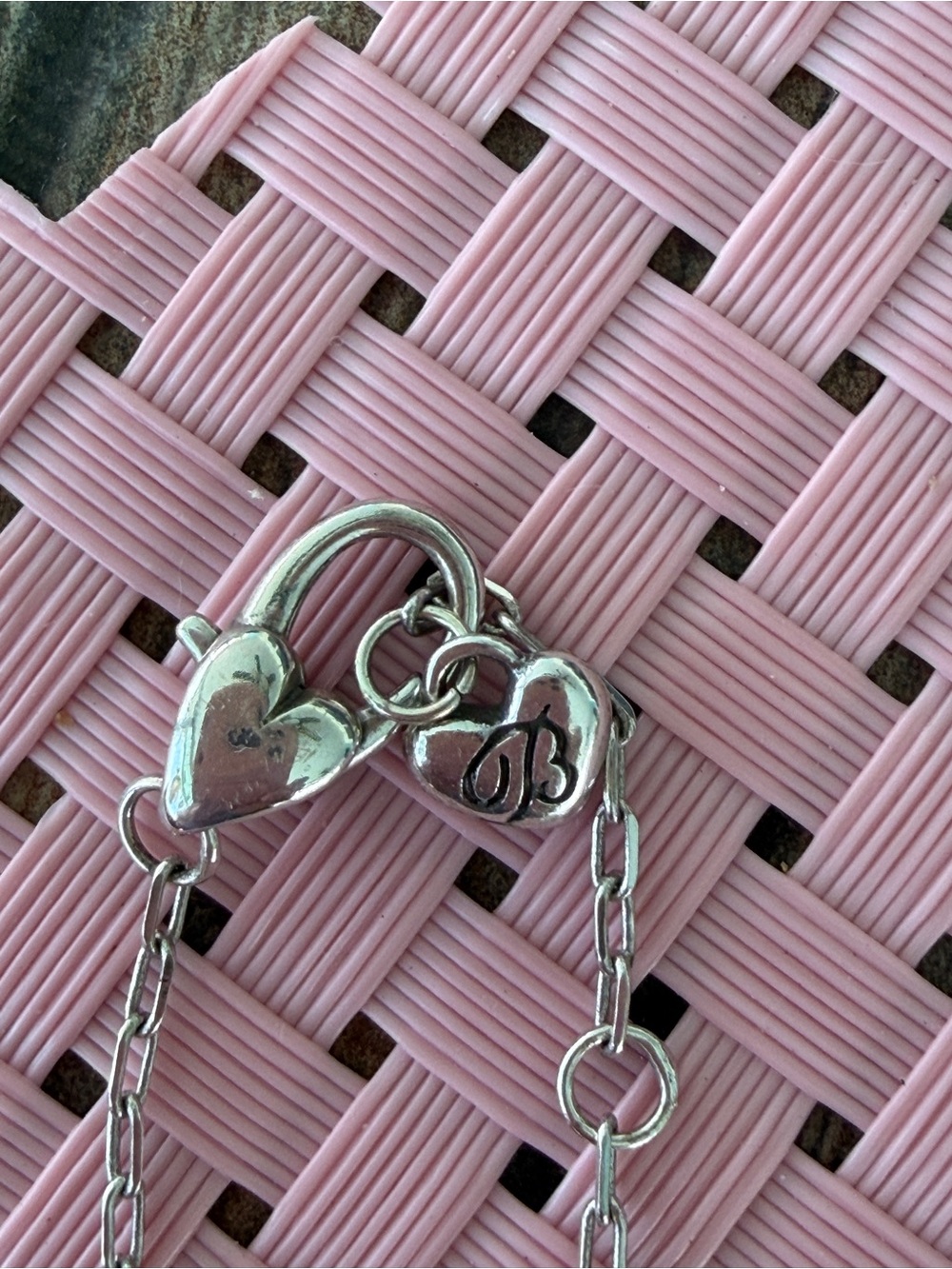 Brighton Silver-Tone Red and Pink 'The Sky Is The Limit' Heart Pendant Necklace - Picture 4 of 4